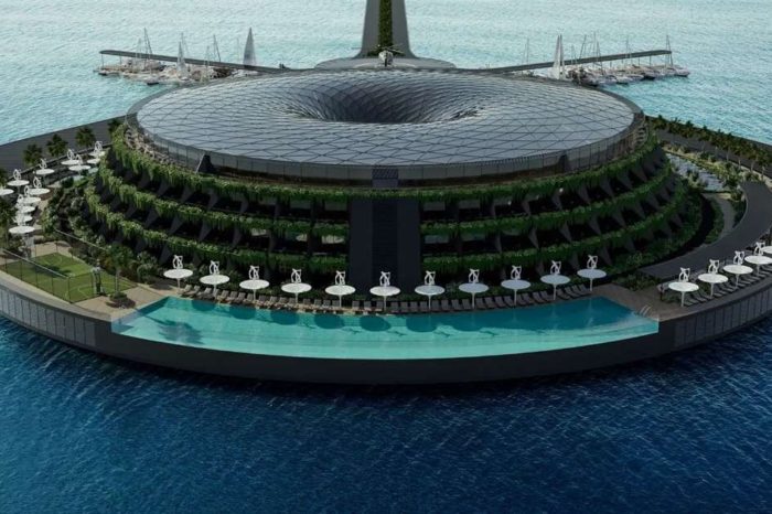 В Катаре хотят построить плавучий эко-отель