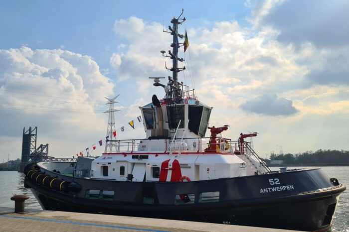 Порт Антверпена расширяет свой флот за счет экологичных буксиров