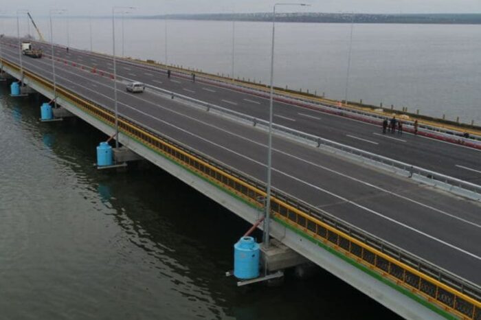 Как выглядит новый мост через Хаджибейский лиман: видео
