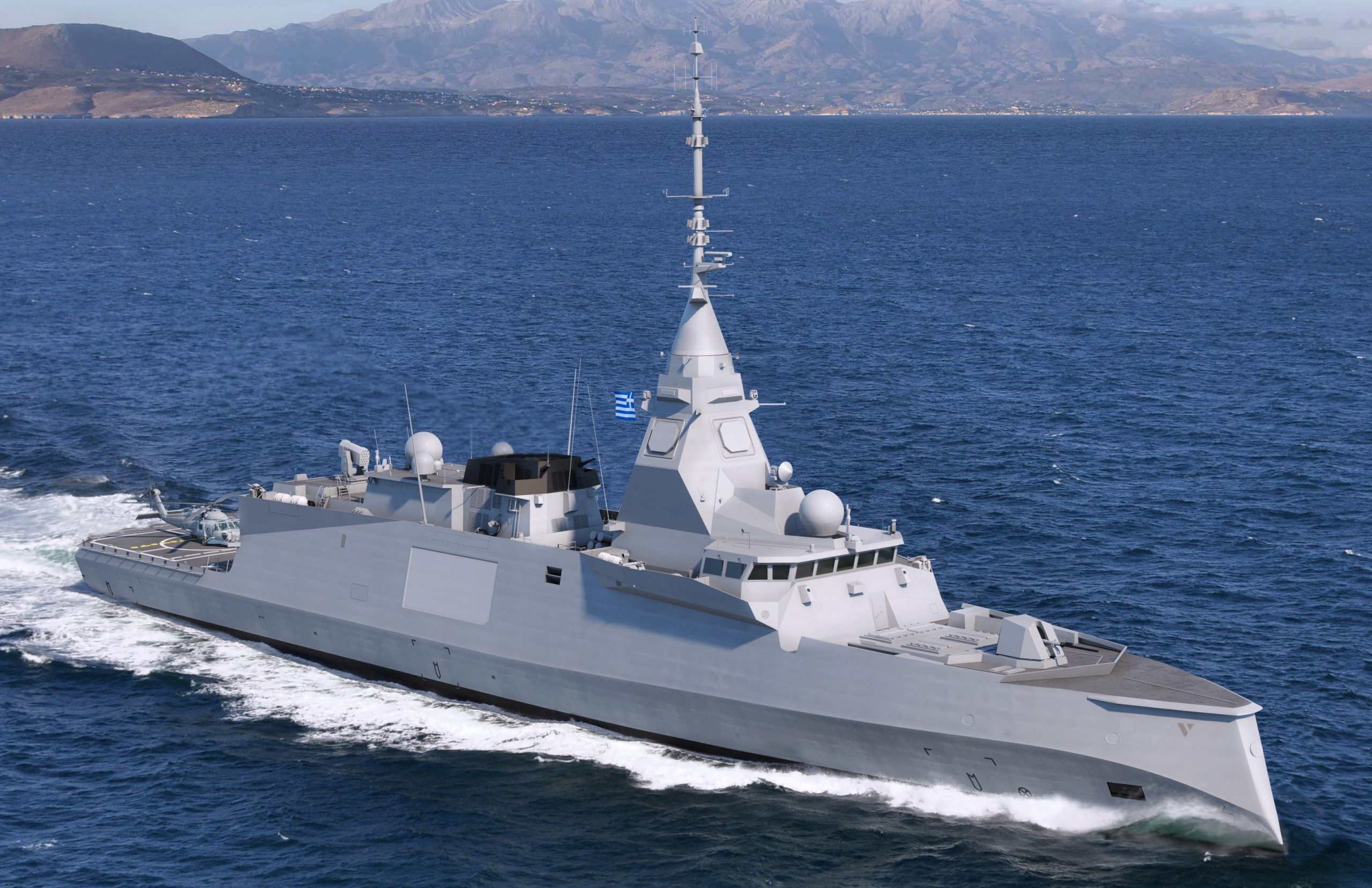 Фрегат 30. Фрегат 530. Французских фрегатов типа FDI HN. ВМС Греции. Naval 2022.