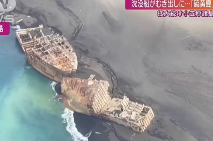 В Японии неожиданно всплыли затонувшие корабли времен Второй мировой войны (ВИДЕО)