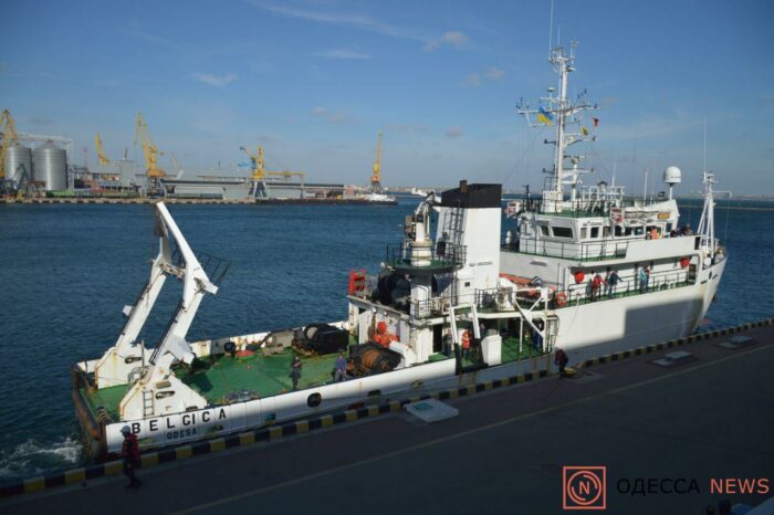 Научное судно Belgica пришвартовалось в Одесскому порту (ВИДЕО)