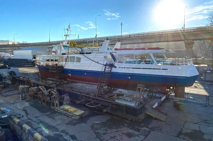 В Одесском порту отремонтировали пассажирское судно