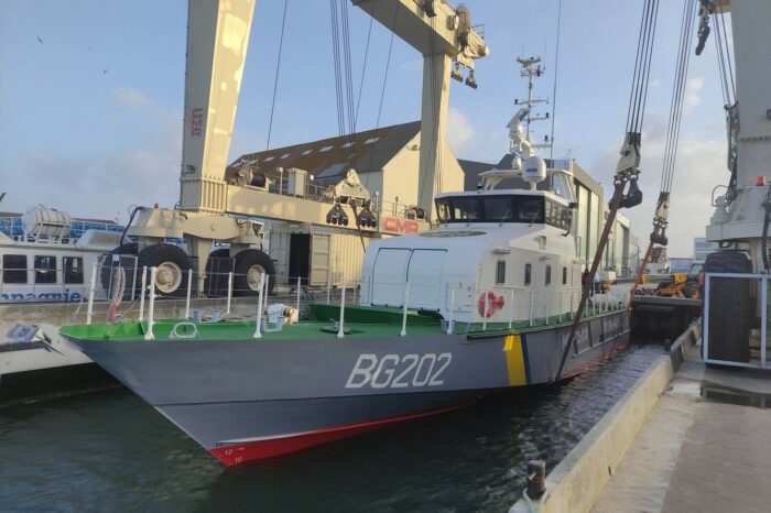 Второй катер для Морской охраны ГПСУ спустили на воду во Франции