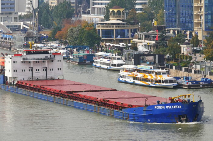 Два судна столкнулись в Сулинском канале на Дунае