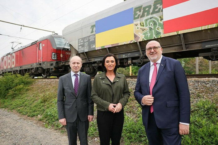 Первый поезд с украинским зерном прибыл в Австрию