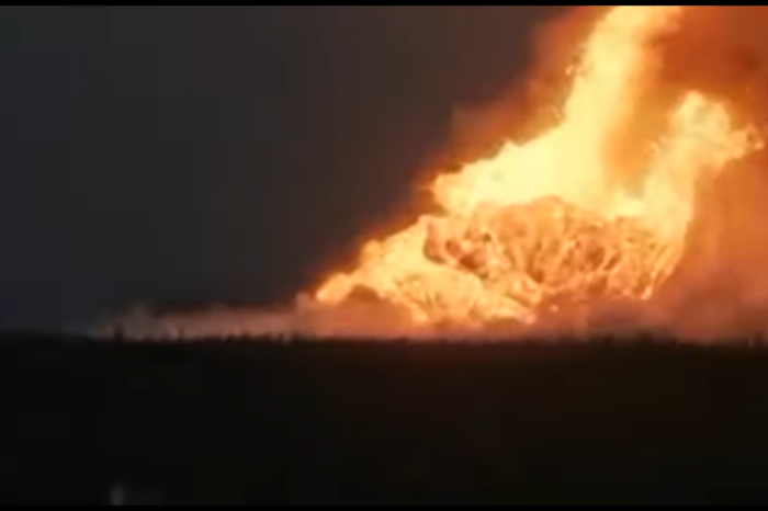 В россии горело крупнейшее газовое месторождение