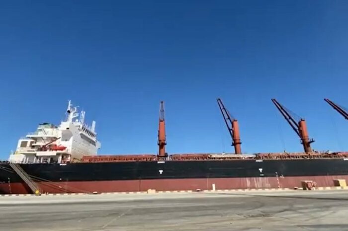 Шосте судно для ООН завантажують зерном в порту Чорноморська