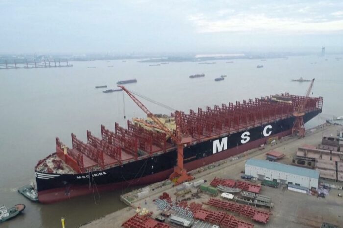Для MSC побудували найбільший контейнеровоз у світі
